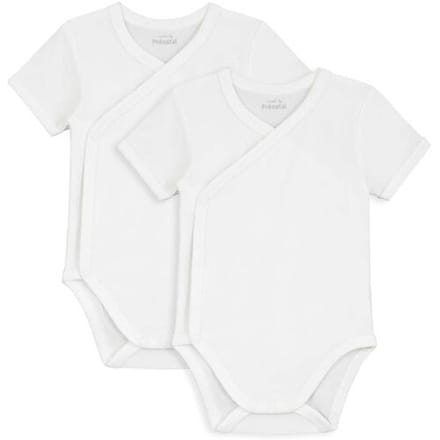 Prénatal basis overslagromper 2-pack White 44 unisex