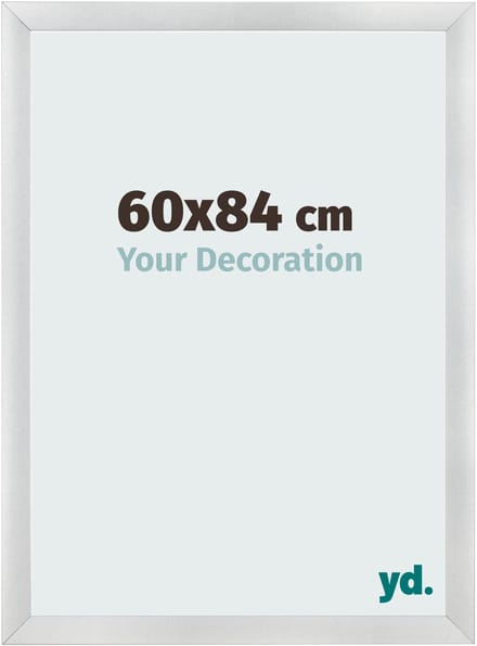Your Decoration - Fotolijst 60x84 cm - MDF - Zilver Mat - Pisa