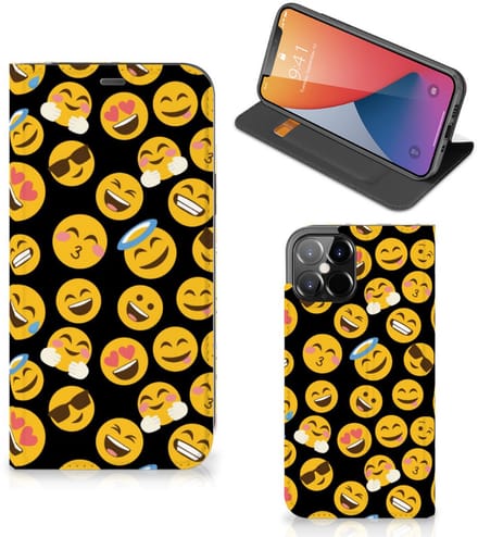 iPhone 12 Pro Max Hoesje met Magneet Emoji