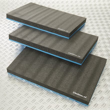 Datona® Schuimmat voor werkbank gelaagd - 3 stuks