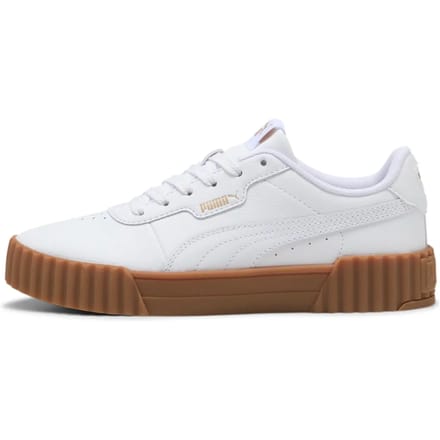 PUMA Carina 3.0 Dames Sneakers - PUMA White-PUMA Gold-Gum