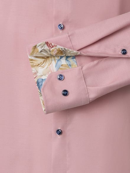 Rood Venti Overhemd Kent Boord Met Motief Modern Fit - XL