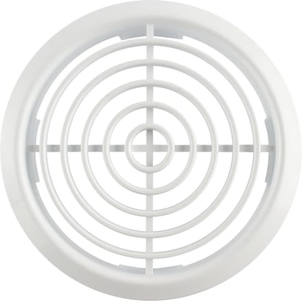 Ronde Ventilator Rooster Ø 70mm Wit - Universeel Rooster voor Meubel, Deur en Verwarming