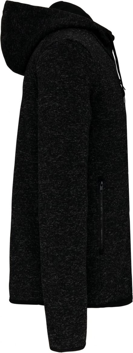 PROACT® Heather damesvest met capuchon PA366 - Dark Grey Melange - M
