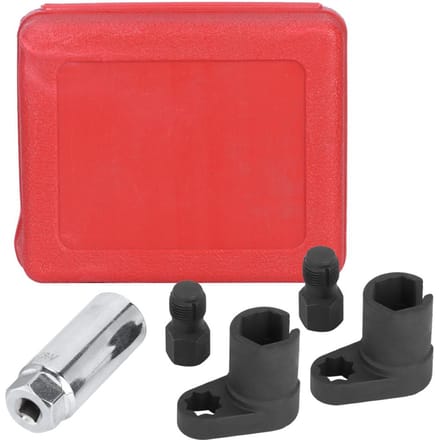 5 stuks Zuurstofsensor Dopsleutel Set 6-kant 22mm 7/8in Zuurstof Verwijderaar Installateur Sleutel Gereedschap red