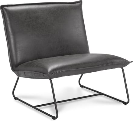 Icon Living - Fauteuil Coco - 1.5 zits - Stof Rawhide Grijs - Gun Color Frame