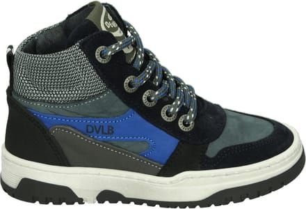 Develab - 45365 - Half-hoogJongensKindersneakers - Kleur: Blauw - Maat: 27