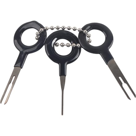 Auto Draad Klem Verwijdergereedschap Set Bedrading Connector Pin Losser Extractor Trekker Plastic Handvat black