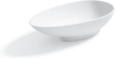 Mawialux opzet waskom - Solid surface - 65x35 cm - Mat wit - Sean