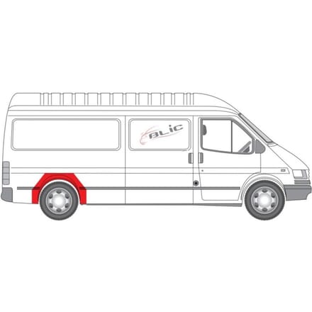 Wielkastbekleding, binnenspatbord BLIC 6504-03-2515598P