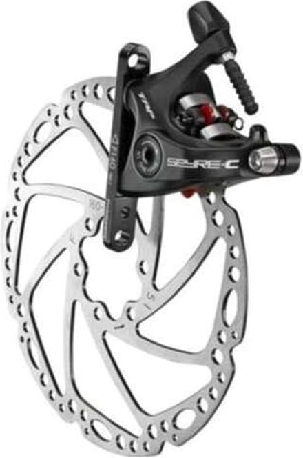 Remdeel trp remklauw achter spyre-fm flatmount md-610 incl remschijf - ZWART
