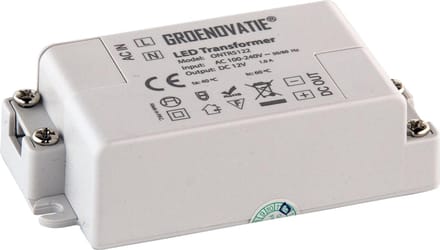 Groenovatie LED Transformator 12V - Max. 12 Watt