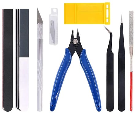 WiseGoods Premium 14-Delige Model Tool Kit - Advanced Modelbouw & Miniatuur Reparatie Set - Gereedschap - Handgereedschap - Tools