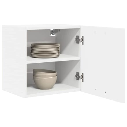 vidaXL Hangkast met opslag 2 pcs Wit 40 x 31 x 40 cm Bewerkt hout