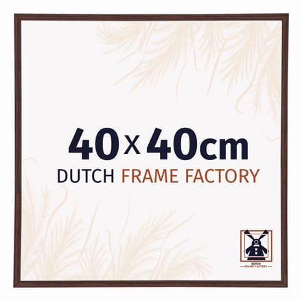 Fotolijst 40x40 cm - Kunststof - Bruin - Angers