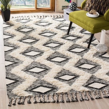 Vloerkleed Globally Verticaal wol | Safavieh