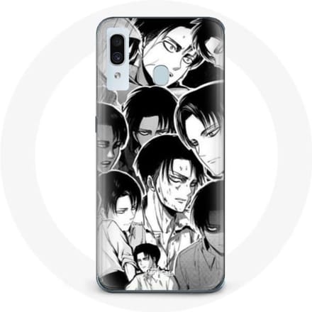 Coque pour Samsung Galaxy A30 Attaque des Titans Manga Levi Ackerman