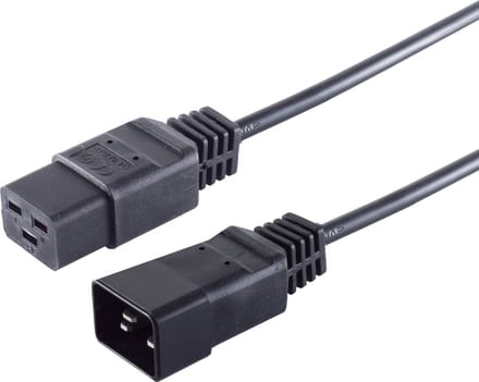 C19 - C20 stroomkabel voor UPS/PDU | 3x 1,50mm | zwart | 5 meter