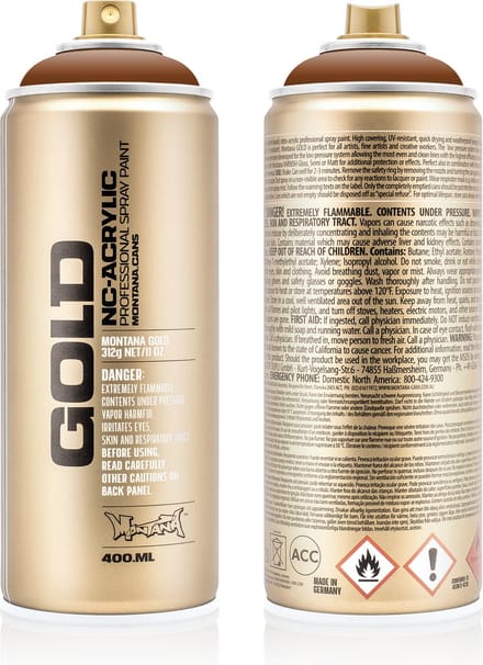 Montana GOLD CL8310 Hazelnut spuitbus 400ml
