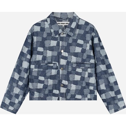 We Are Labels Nous Sommes Labels – Vinnie Patchwork Jacket Blue Taglia: L | Giacche di jeans Outlet | Donna | Blu