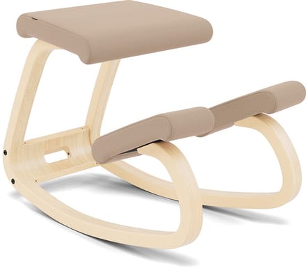 Varier Stokke Variable balans kniestoel Beige/Naturel Tonal