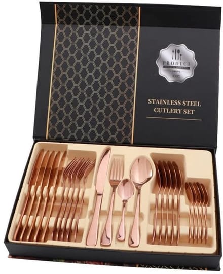 Dailygoods- Bestekset 24-delig Hoogwaardig Roestvrij Staal