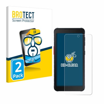 BROTECT - Screenprotector voor Samsung Galaxy XCover 5 - Folie Beschermfolie transparant 2 Stuks