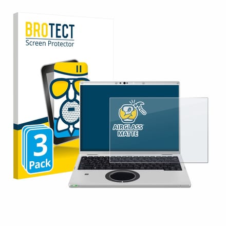 BROTECT - Screenprotector voor Panasonic CF-FV3 - Folie Beschermfolie Beschermglas matte 3 Stuks