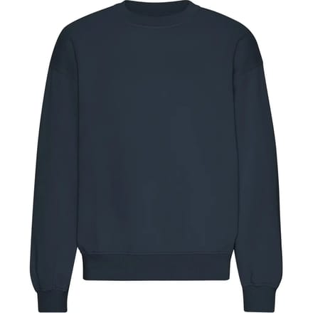 Oversized sweatshirt met ronde hals Colorful Standard Organic Marine Blue