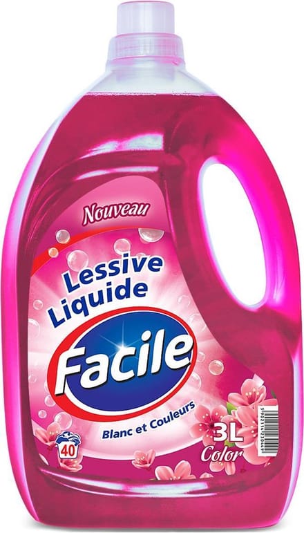 Facile vloeibaar wasmiddel Bloemen 3L Wit & Gekleurd
