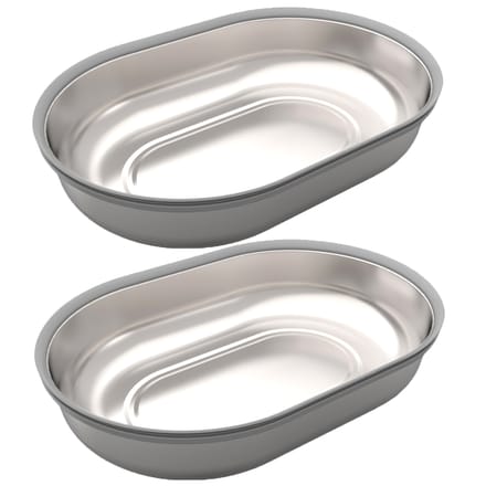 - Vervangingsbakjes RVS (2 stuks) - SureFeed Microchip Voerautomaat