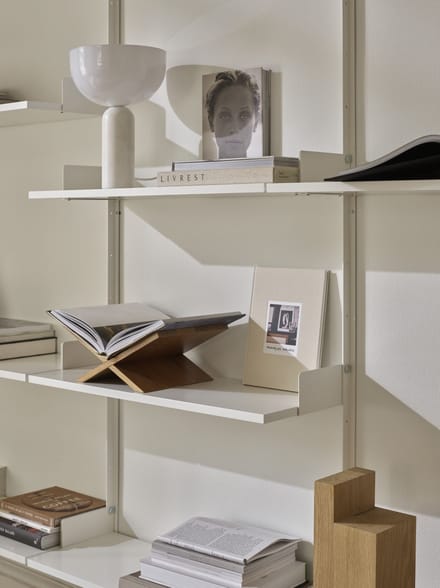 New Works Kizu Tafellamp - small - marmer wit