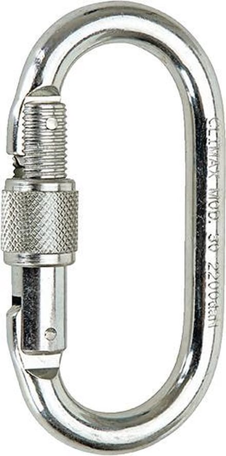 Climax Karabijnhaak - 10x5,5 cm - Veiligheidssluiting- Klimkarabijnhaak - Valbeveiliging - Verbinder