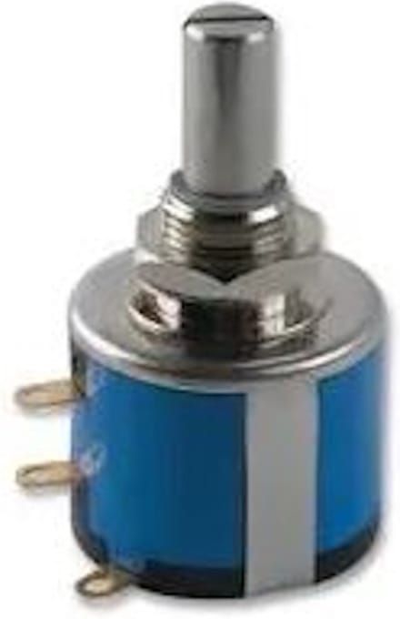 Roterend Potentiometer, Draad wond, 5 k, 10 Turns, Linear, 2 W, ± 5%