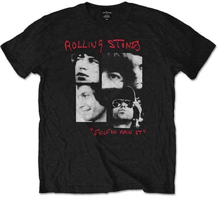The Rolling Stones - Photo Exile Heren T-shirt - M - Zwart