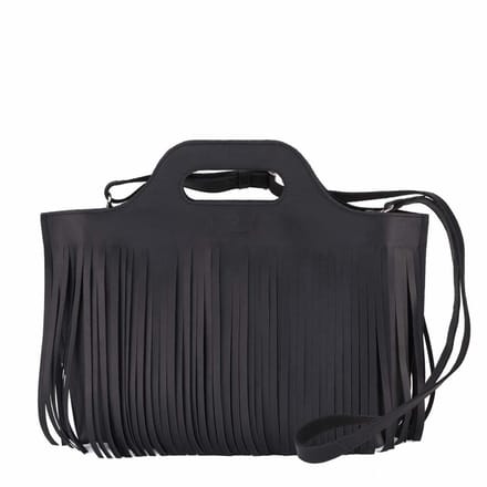 MYOMY My Carry Hairy Dames Handtas - Zwart