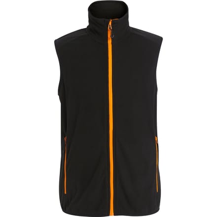 Regatta Heren Navigate Fleece Gilet (Zwart/Oranje Pop)