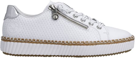Lage sneakers van schapenleer