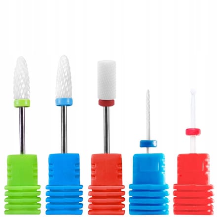 Frees Set - 5 Stuks - Keramisch - Voor Hybride Gel Acrylnagels