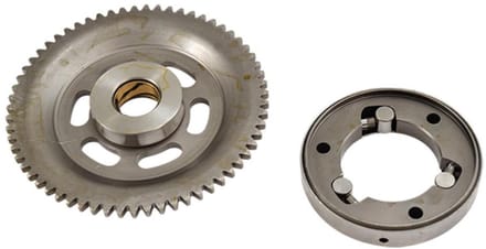 Vrijloop startmotor Top performances voor Scooter Suzuki 150 Uh Burgman 2002 tot 2006 Nieuw