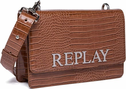 REPLAY Schoudertas Avondtas Crossbody Bag Brick Brown Bruine