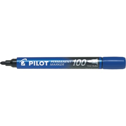 Pilot - Permanent Marker 100 - Blauw - 1 stuks