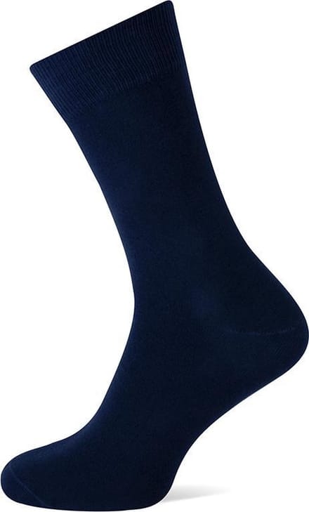 Basset Sokken Heren 6 Pack Naadloos Marine - Maat 39-43
