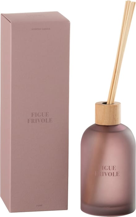 J-Line geurstokjes Accords Essentiels - Figue Frivole - paars - 250 ml
