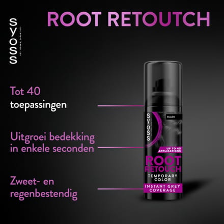 Syoss Root Retoucher Black - 120 ml