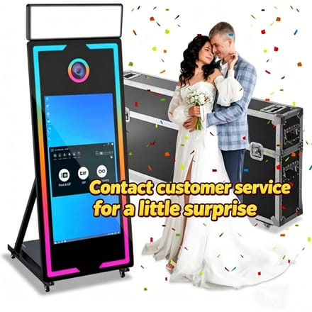 Met RGB-verlichting, touchscreen, trouwmachine, nieuwste model magische spiegel, model 65-43 inch