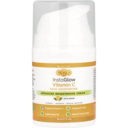 Instaglow, Gezichtscrème met Vitamine C, Citrus Splash, 50 ml(1.7 fl oz) white