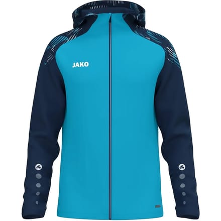 Jako Sonic Jas Met Kap Heren - Aqua / Marine | Maat: M
