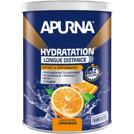 Isotone langeafstandsdrank oranje pot citrusvruchten Apurna