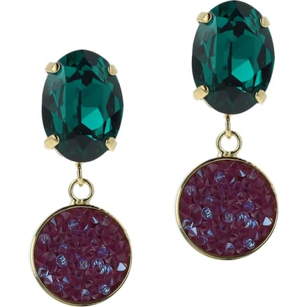 OTAZU Classic Rocks Earrings Light Amethyst - Big Größe: OS | Ohrringe Outlet | Damen | Violett